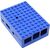  Корпус ACD RA184 blue для микрокомпьютера Raspberry Pi 3 Blue ABS Plastic Building Block case for Raspberry Pi 3 