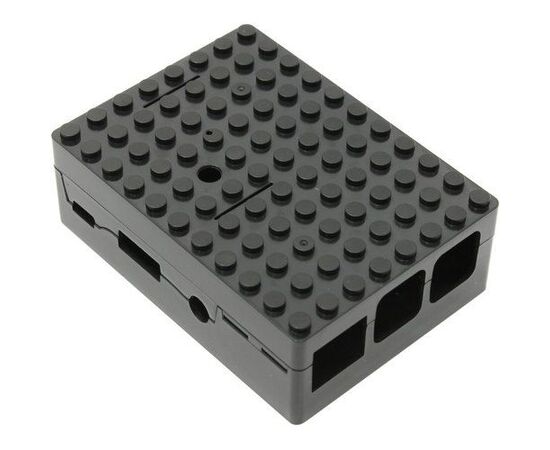  Корпус ACD RA182 black для микрокомпьютера Raspberry Pi 3 Black ABS Plastic Building Block case for Raspberry Pi 3 
