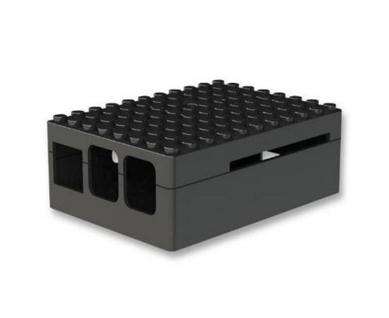  Корпус ACD RA182 black для микрокомпьютера Raspberry Pi 3 Black ABS Plastic Building Block case for Raspberry Pi 3 