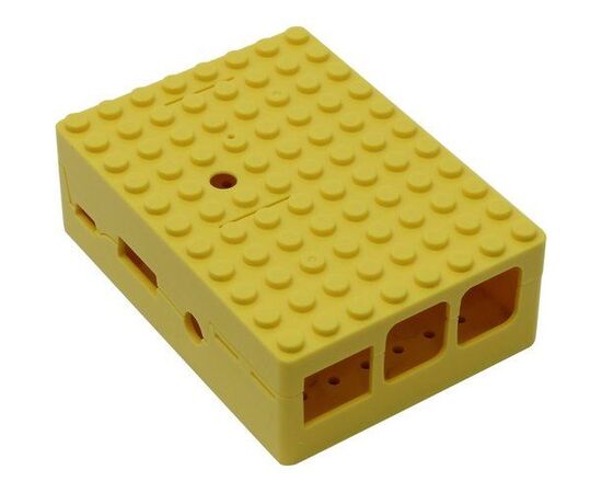  Корпус ACD RA185 yellow для микрокомпьютера Raspberry Pi 3 Yellow ABS Plastic Building Block case for Raspberry Pi 3 