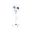  Вентилятор напольный Centek CT-5015 Blue 40Вт, LED, 43см, 1.25м, 3 скорости, автоповорот 