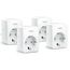  Умная розетка TP-LINK TAPO P100(4-Pack) 