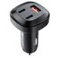  АЗУ Acefast B3 66W(USB-C+USB-C+USB-A) three-port metal, black 