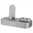  Настольная зарядная станция COTEetCI CS7205-TS Base 22 2-in-1 для iPhone+Airpods, серебристый 