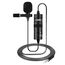  Микрофон CANDC DC-C1 Pro, петличный, Jack 3.5mm, 6 м, черный, электронный конденсатор 
