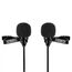  Микрофон CANDC DC-C10DM двойной, петличный, Lightning, черный 