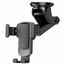  Автомобильный держатель HOCO CA104 vertical and horizontal telescopic gravity vehicle holder (черный, металик, серый) 