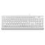  Клавиатура A4Tech Fstyler FK10 белый/серый USB Multimedia 