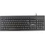  Клавиатура Gembird KB-8354U-BL Black, USB,104 клавиш, 1,45м 