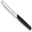  Нож кухонный Victorinox Swiss Modern (6.9003.11) стальной столовый лезв.110мм прямая заточка черный 