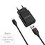  СЗУ BOROFONE BA20A Sharp 1USB, 5V, 2,1A + Lightning (чёрный) (акция) 