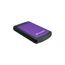  HDD ext 2.5" 1.0TB USB3.0 Transcend StoreJet 25H3, прорезиненный, чёрный/фиолетовый (TS1TSJ25H3P) военный стандарт MIL-STD-810F 516.5 