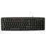  Клав. Oklick 130M Black, USB 