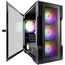  Корпус 1STPLAYER Trilobite T3 T3-BK-4F1 Black mATX TG 4x 120mm LED fans inc 