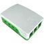  Корпус ACD RA601 White+Green ABS Case for Raspberry 4B 