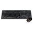  Клавиатура + мышь A4TECH KRS-8372 клав:черный мышь:черный USB 