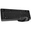  Клавиатура + мышь A4Tech Fstyler FG1010 grey 