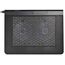  Подставка для ноутбука до 17,3" Buro BU-LCP170-B214 Black, 2 вентилятора: 140 мм, поток: 76.61 CFM, уровень шума: 23 dB(A), 2 х USB-разъёма, LED подсветка, регулировка наклона, материал: металл, пластик 