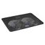  Подставка для ноутбука до 15,6" Buro BU-LCP156-B214 Black, 2 вентилятора: 140 мм, поток: 74.35 CFM, уровень шума: 22 dB(A), сквозной USB-разъём, LED подсветка, регулировка наклона, материал: металл, пластик 