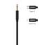  Аудио-кабель PERO MC-02 LIGHTNING TO 3.5 JACK, 1м, Black 